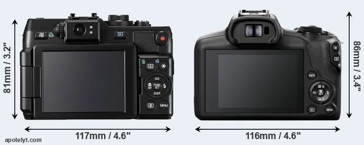 Comparison G1X or R100 rear