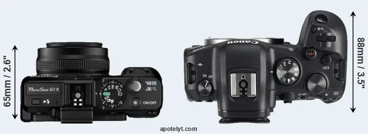 Compare G1X versus R6 top