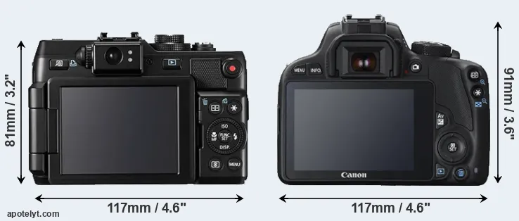 Comparison G1X or SL1 rear