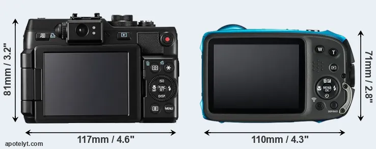 Comparison G1X or XP130 rear