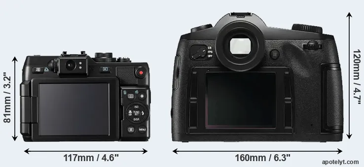 Comparison G1X or S Typ 006 rear