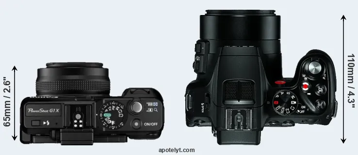 Compare G1X versus V-LUX 4 top
