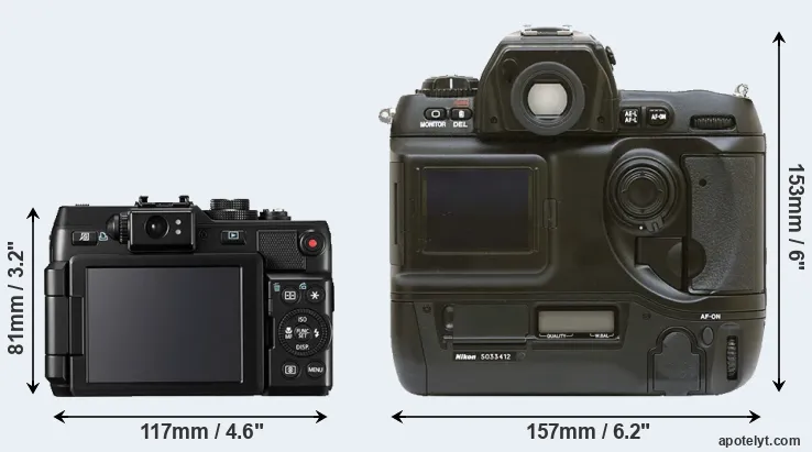 Comparison G1X or D1 rear