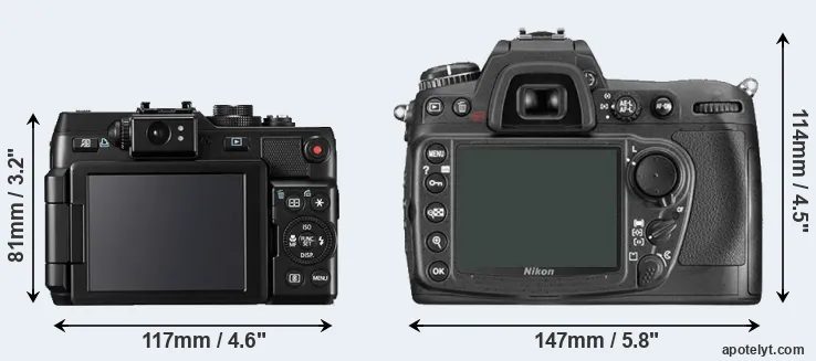 Comparison G1X or D300 rear