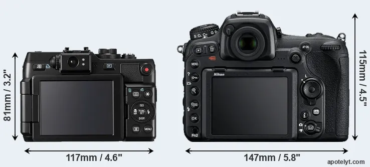 Comparison G1X or D500 rear