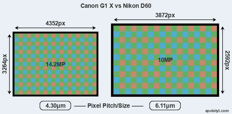 G1X versus D60 MP