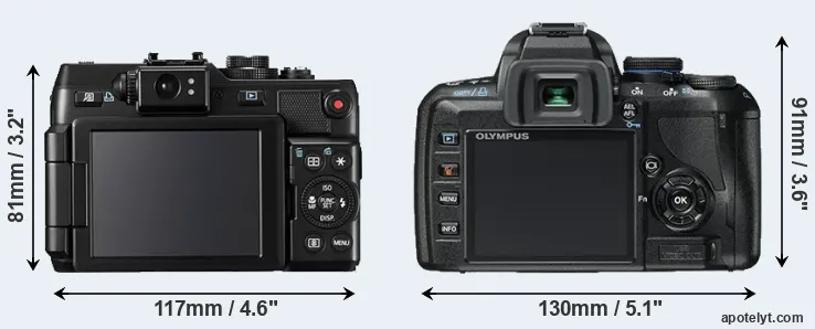 Comparison G1X or E-450 rear