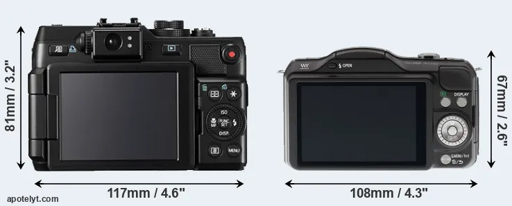 Comparison G1X or GF5 rear