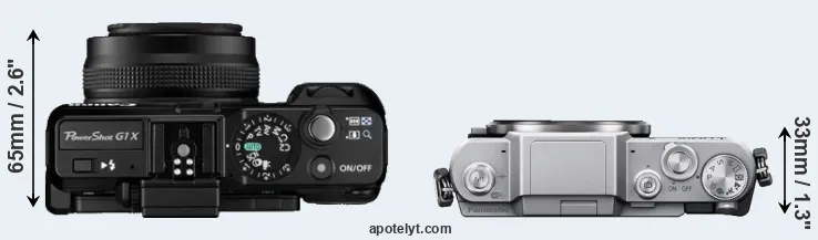 Compare G1X versus GF7 top