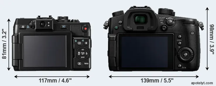 Comparison G1X or GH5 rear