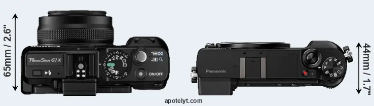 Compare G1X versus GX80 top