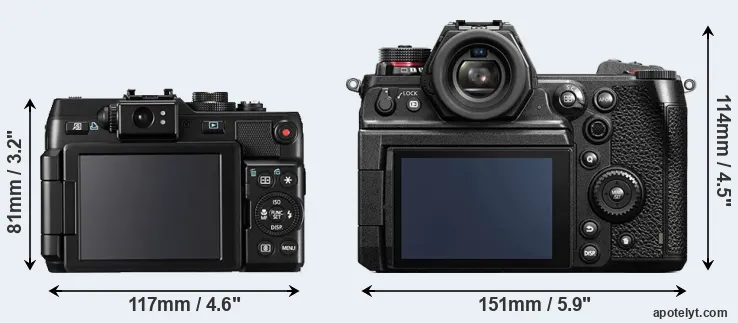 Comparison G1X or S1H rear
