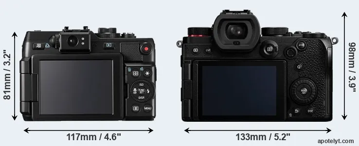Comparison G1X or S5 rear