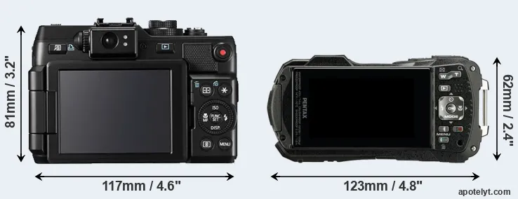 Comparison G1X or WG-90 rear