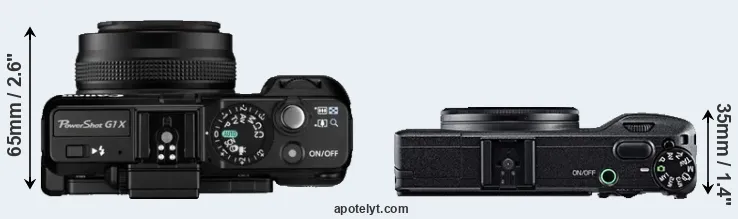 Compare G1X versus GR top