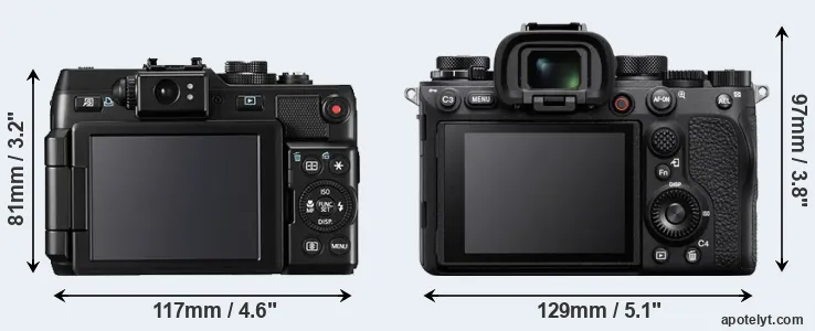 Comparison G1X or A1 rear