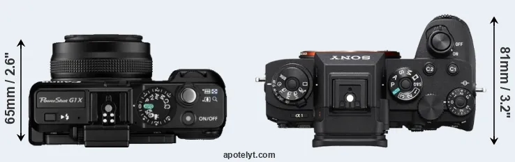 Compare G1X versus A1 top