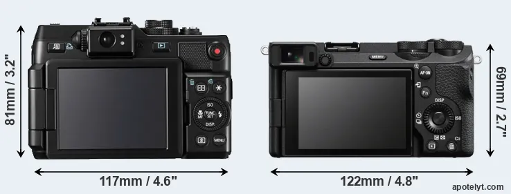 Comparison G1X or A6700 rear