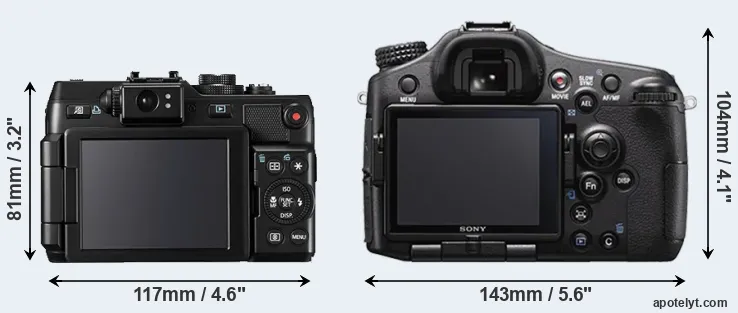 Comparison G1X or A77 II rear