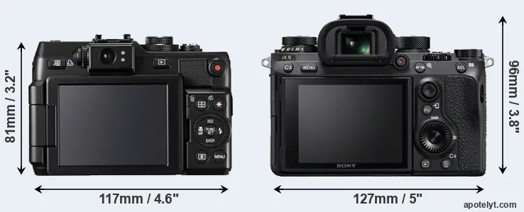 Comparison G1X or A9 rear