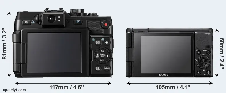 Comparison G1X or ZV-1 rear
