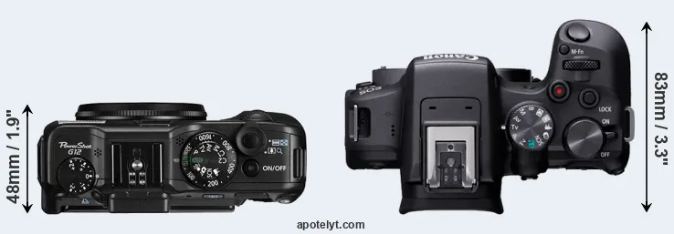 Compare G12 versus R10 top
