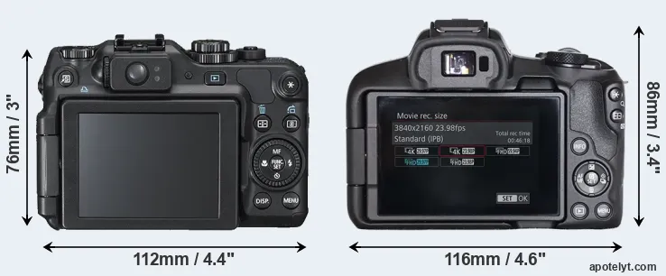 Comparison G12 or R50 rear