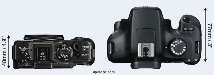 Compare G12 versus T100 top