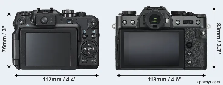 Comparison G12 or X-T30 rear