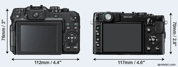 Comparison G12 or X10 rear