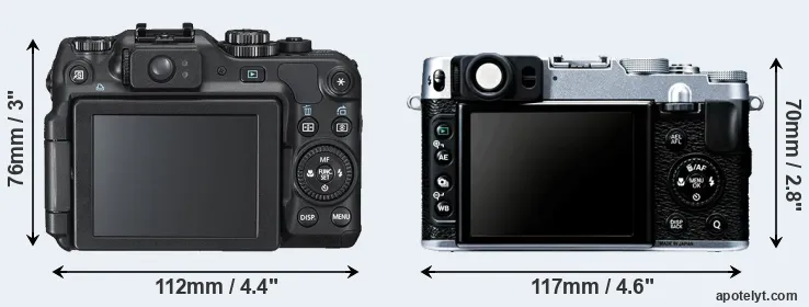 Comparison G12 or X20 rear