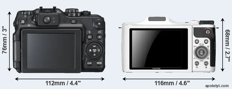 Comparison G12 or S-1 rear