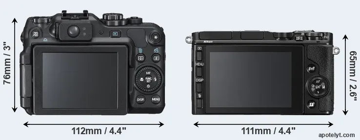 Comparison G12 or V3 rear
