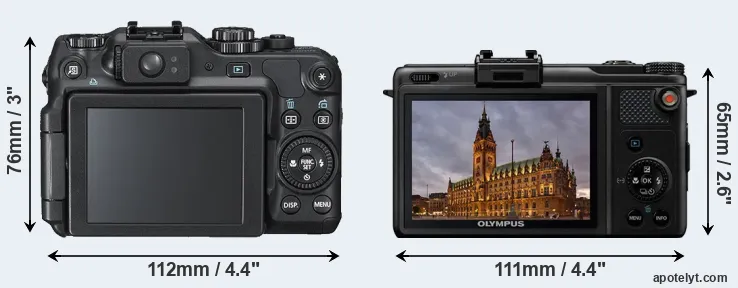 Comparison G12 or XZ-1 rear