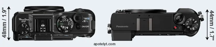 Compare G12 versus GX85 top