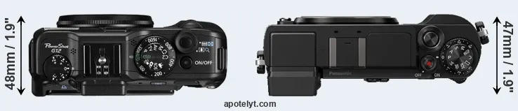 Compare G12 versus GX9 top