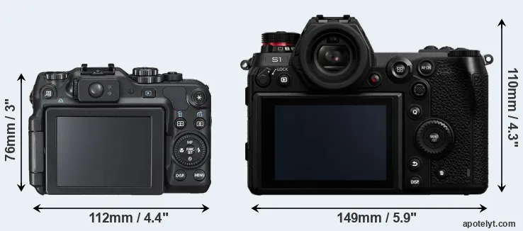 Comparison G12 or S1 rear