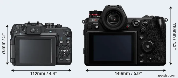 Comparison G12 or S1R rear