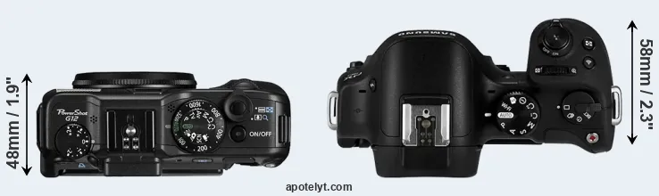 Compare G12 versus NX30 top
