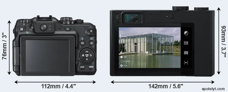 Comparison G12 or ZX1 rear