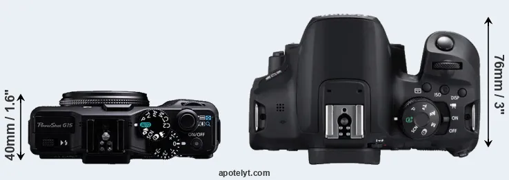 Compare G15 versus T8i top