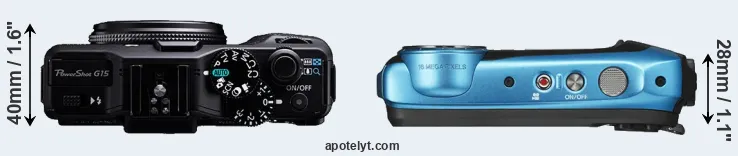 Compare G15 versus XP130 top