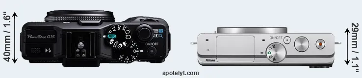 Compare G15 versus J4 top