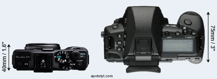 Compare G15 versus E-5 top