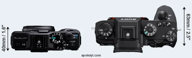 Compare G15 versus A9 top
