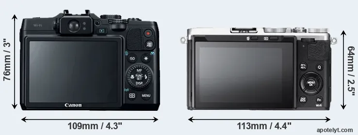 Comparison G16 or X70 rear