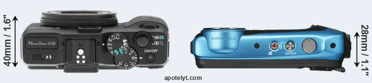 Compare G16 versus XP130 top