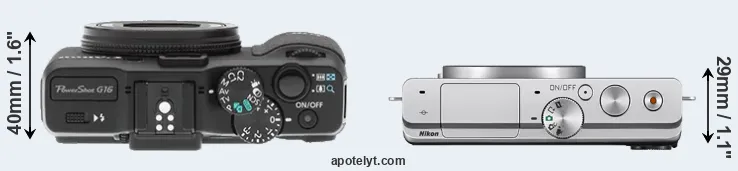 Compare G16 versus J4 top