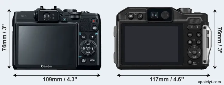 Comparison G16 or FT7 rear