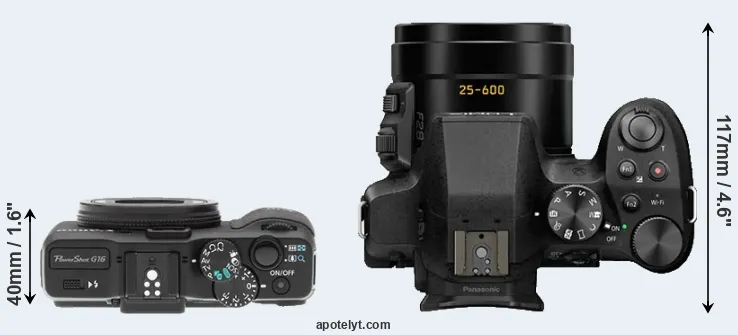 Compare G16 versus FZ330 top